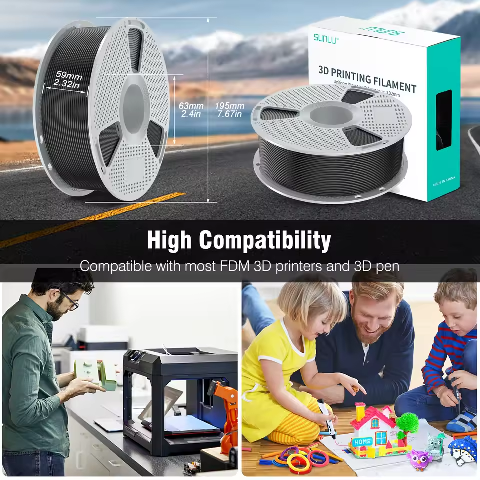 SUNLU ASA 3D Printer Filament