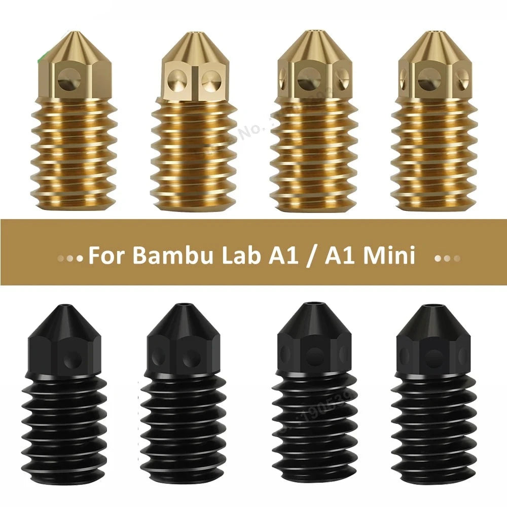 Kit Hotend Acciaio Temprato Hotend Stampante 3D Per A1/A1 Mini - Kit Ugello Rimovibile In Acciaio Temprato 0.4mm Bambu Lab A1 Mini - Foto 7