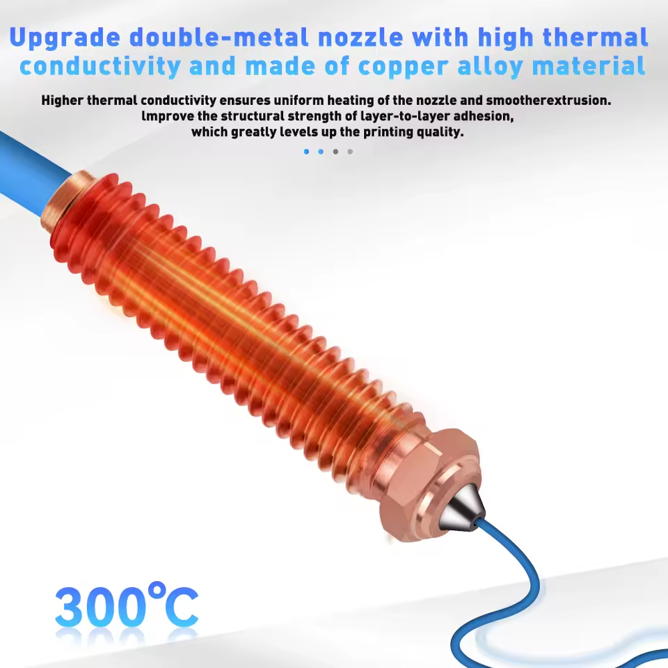 Bimetal Hardened Steel  Alloy Nozzle