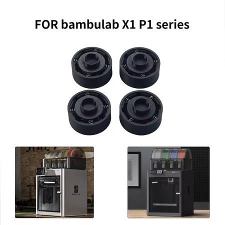 X1 P1/K1/K1SE/K1C/K1MAX Series / k2 plus /S1C Kobra /Bambu A1mini/Bambu A1 Universal Foot Pad Enhance Shock Absorption Wear-Resistant