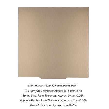 For Elegoo Neptune 4 Max Build plate PEI