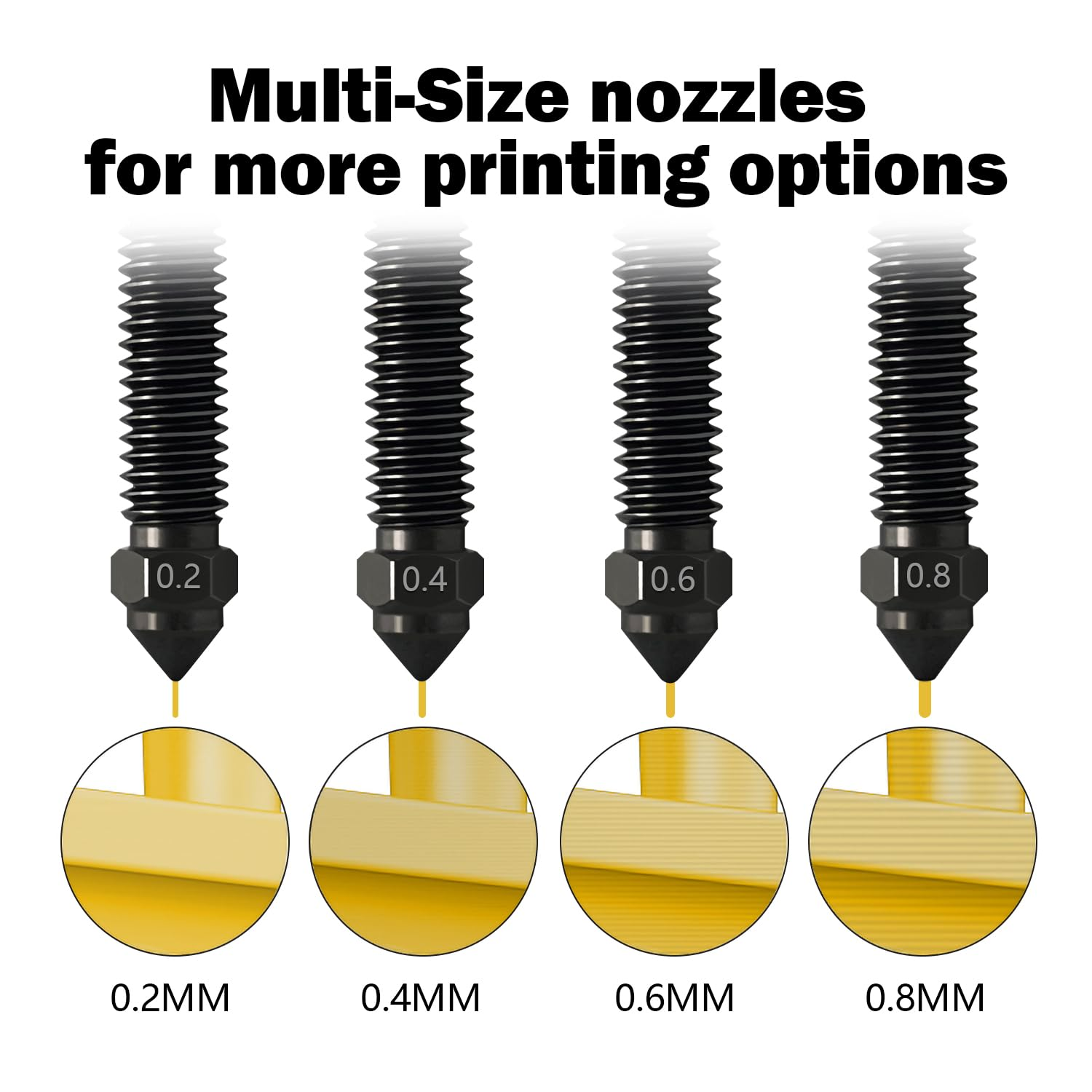 Hardened Steel Nozzle For Centauri Carbon