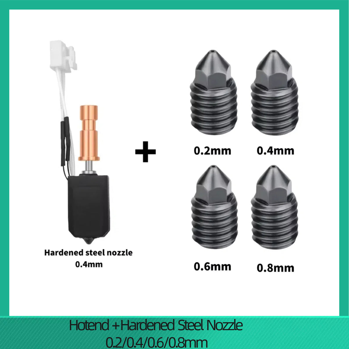 For Anycubic Kobra S1 Hotend_Hardened_Steel_Nozzle