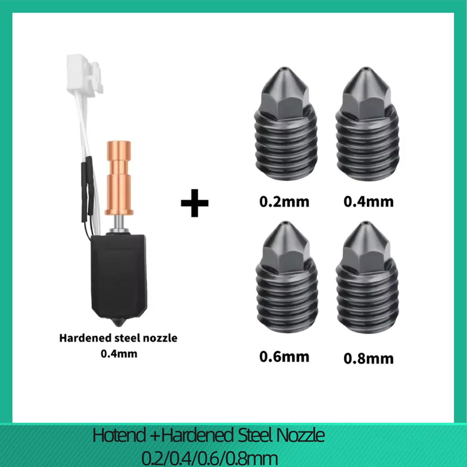 For Anycubic Kobra S1 Hotend_Hardened_Steel_Nozzle