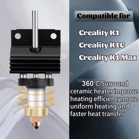 For Creality K1C/K1 Max Hotend Nozzle Kit