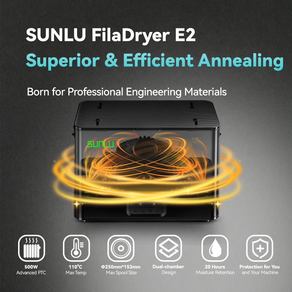 E2 Drying Box -SUNLU_Fila Dryer