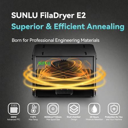 E2 Drying Box -SUNLU_Fila Dryer