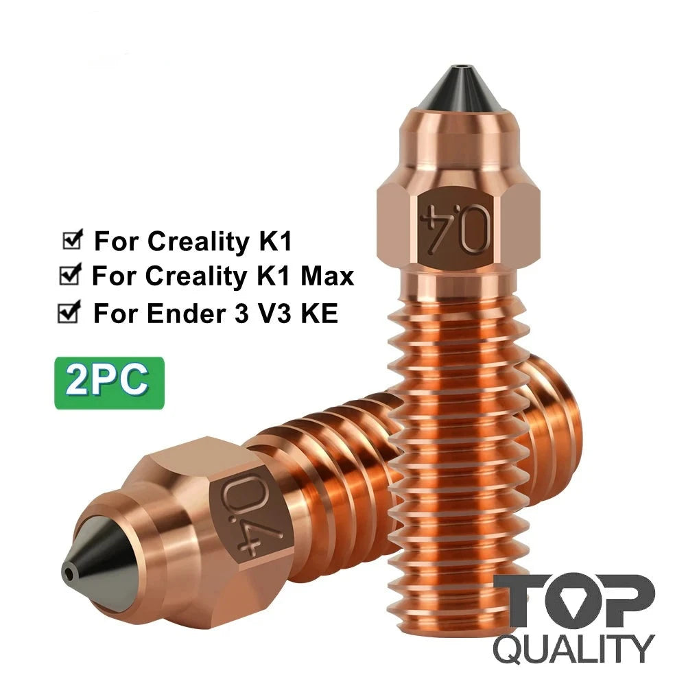 Bimetal Nozzle for K1, K1 MAX, Ender 3 V3 KE – P3D Bimetal Nozzle for K1, K1 MAX, Ender 3 V3 KE – P3D