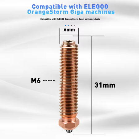 Bimetal Hardened Steel  Alloy Nozzle