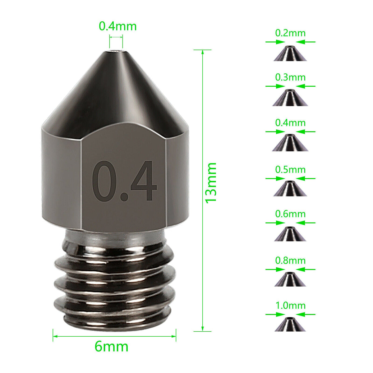 hardened steel nozzle