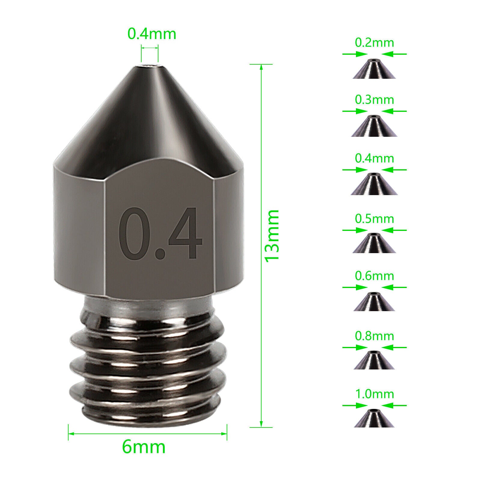 hardened steel nozzle