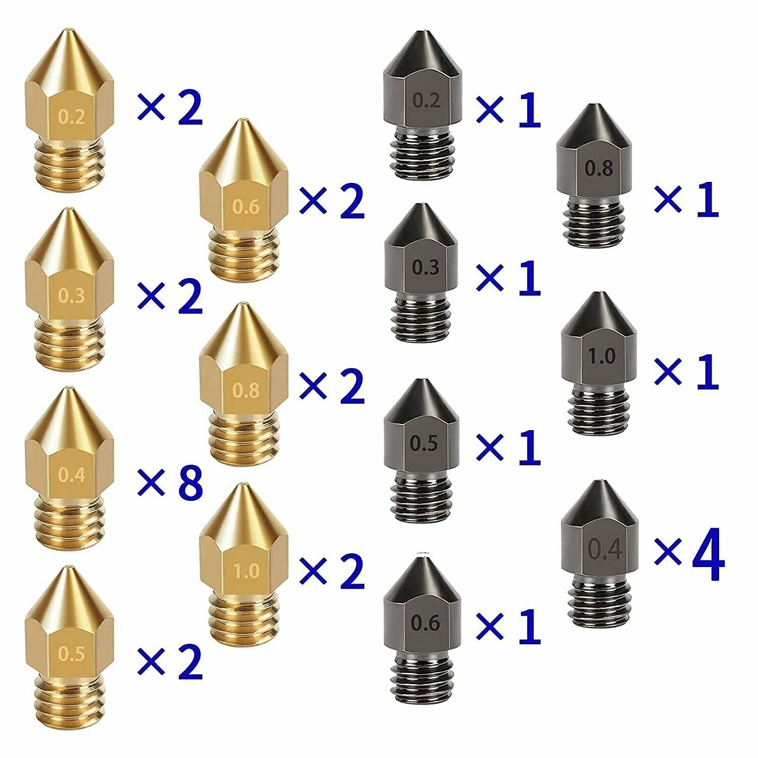 hardened steel nozzle