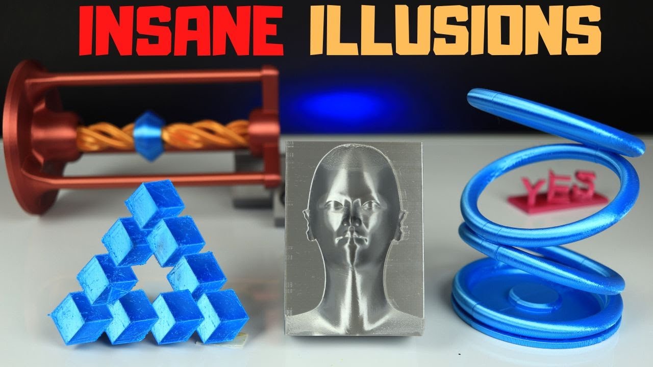 Top 10 3D Printed Optical ILLusions