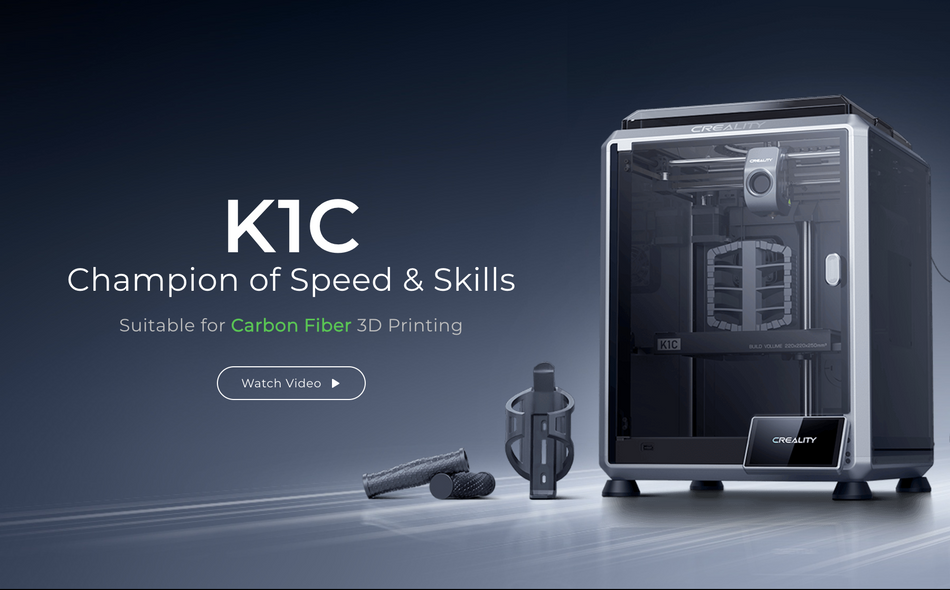 Creality K1C Review - Your Gateway to Carbon Fiber Print – P3D