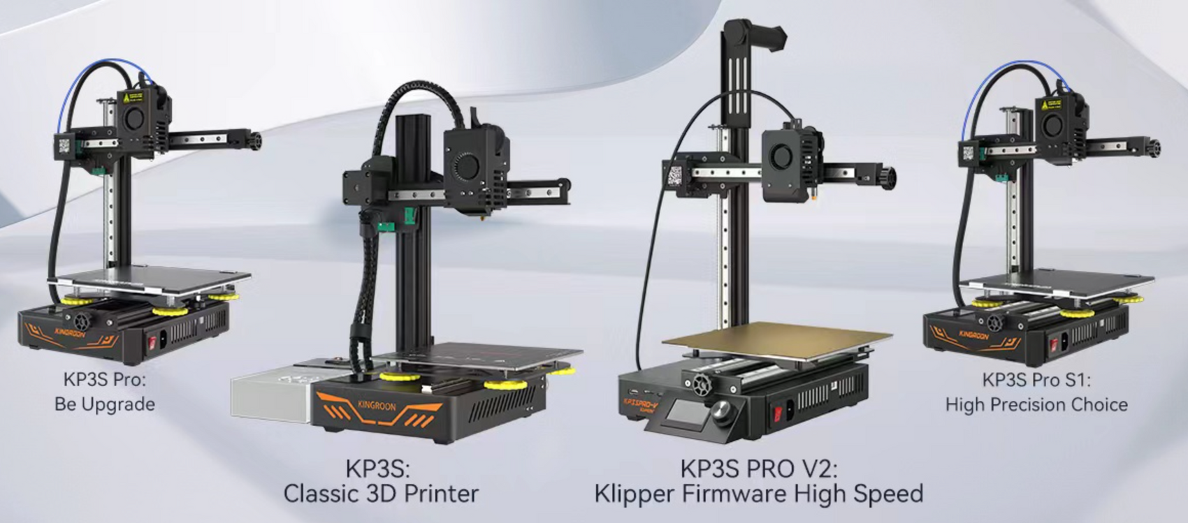 Kingroon KP3S vs. KP3S Pro vs. KP3S Pro S1 vs. KP3S Pro V2 -- Which one to buy?