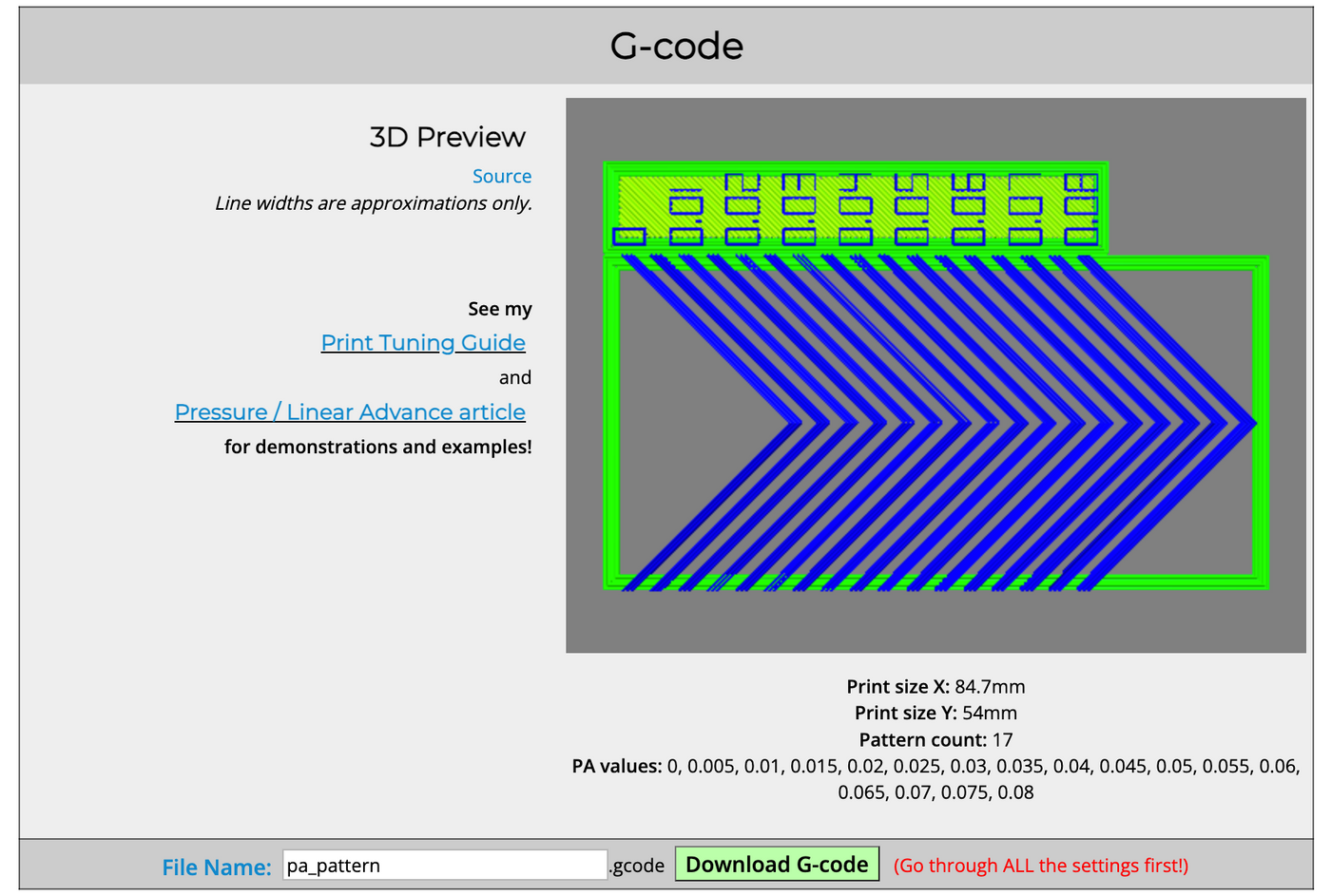 3D Printer Tuning