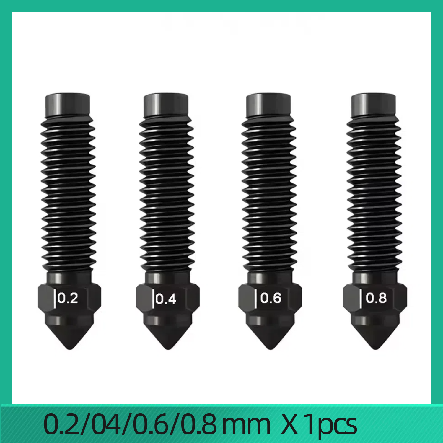 Hardened Steel Nozzle for Centauri Carbon for Elegoo OrangeStorm Giga