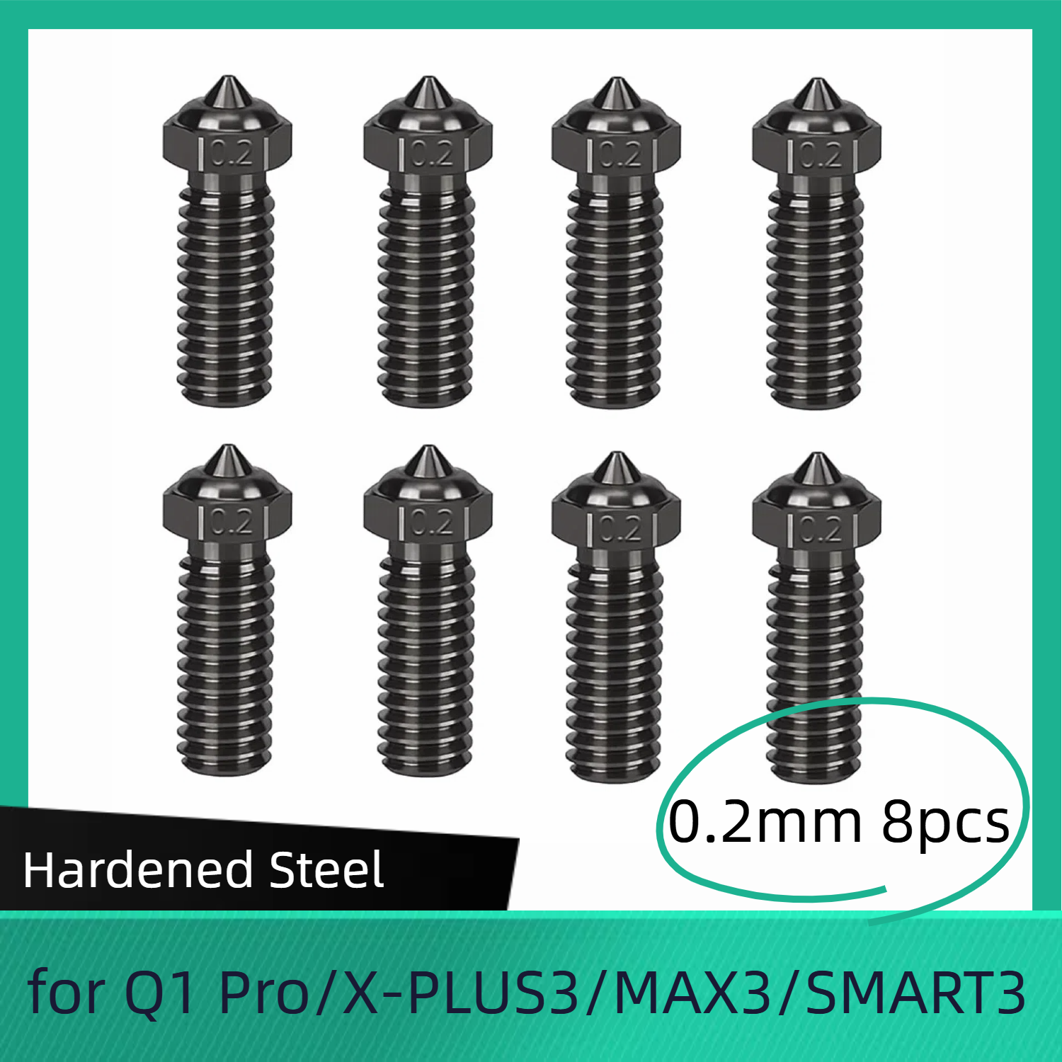 Hardened steel  for QIDI-X-Max 3