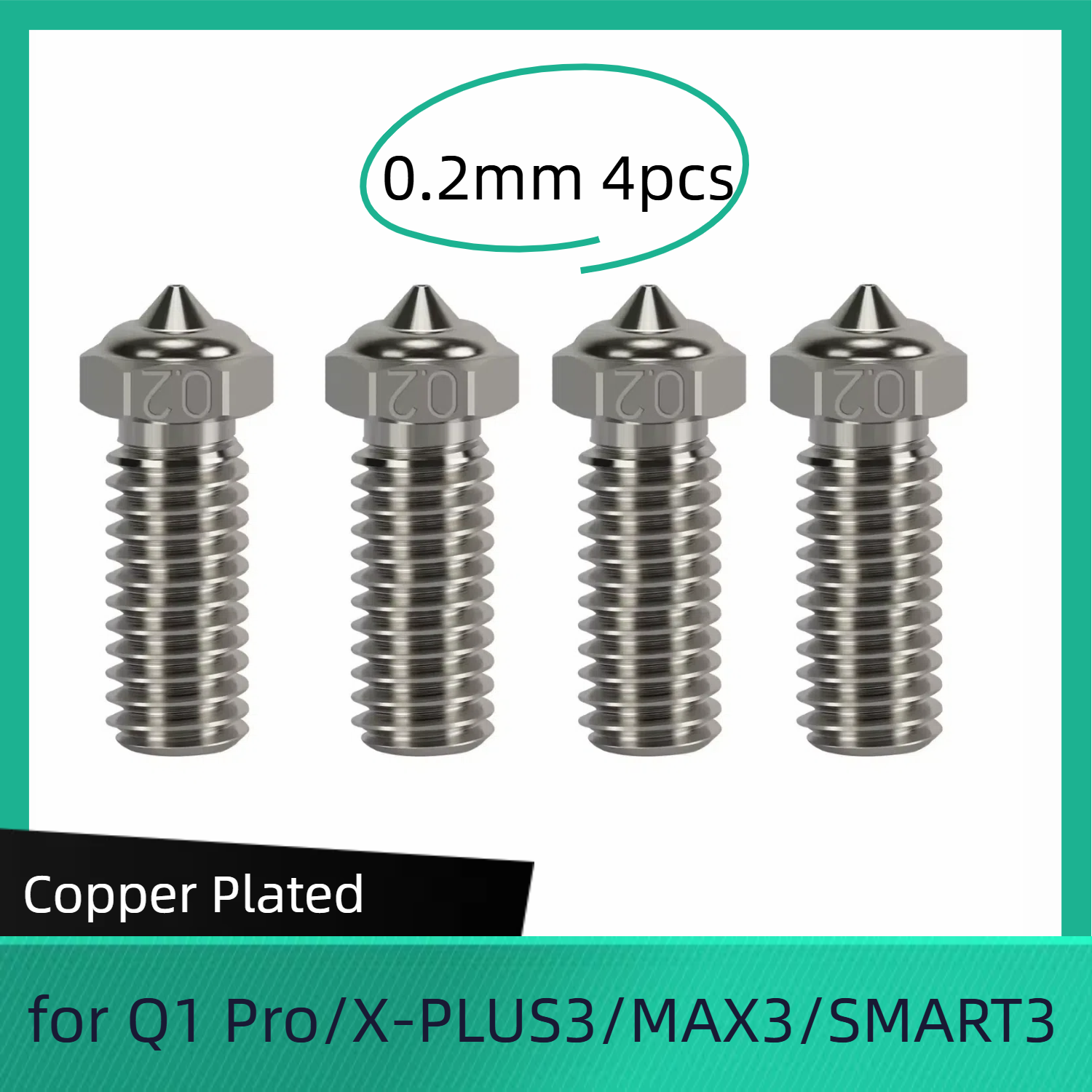  for QIDI-X-Max 3 copper Nozzle