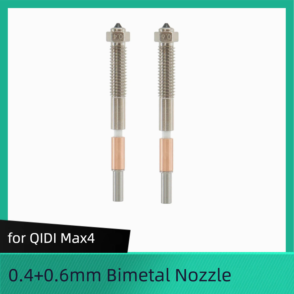  for QIDI Max4 Bimetal Nozzles