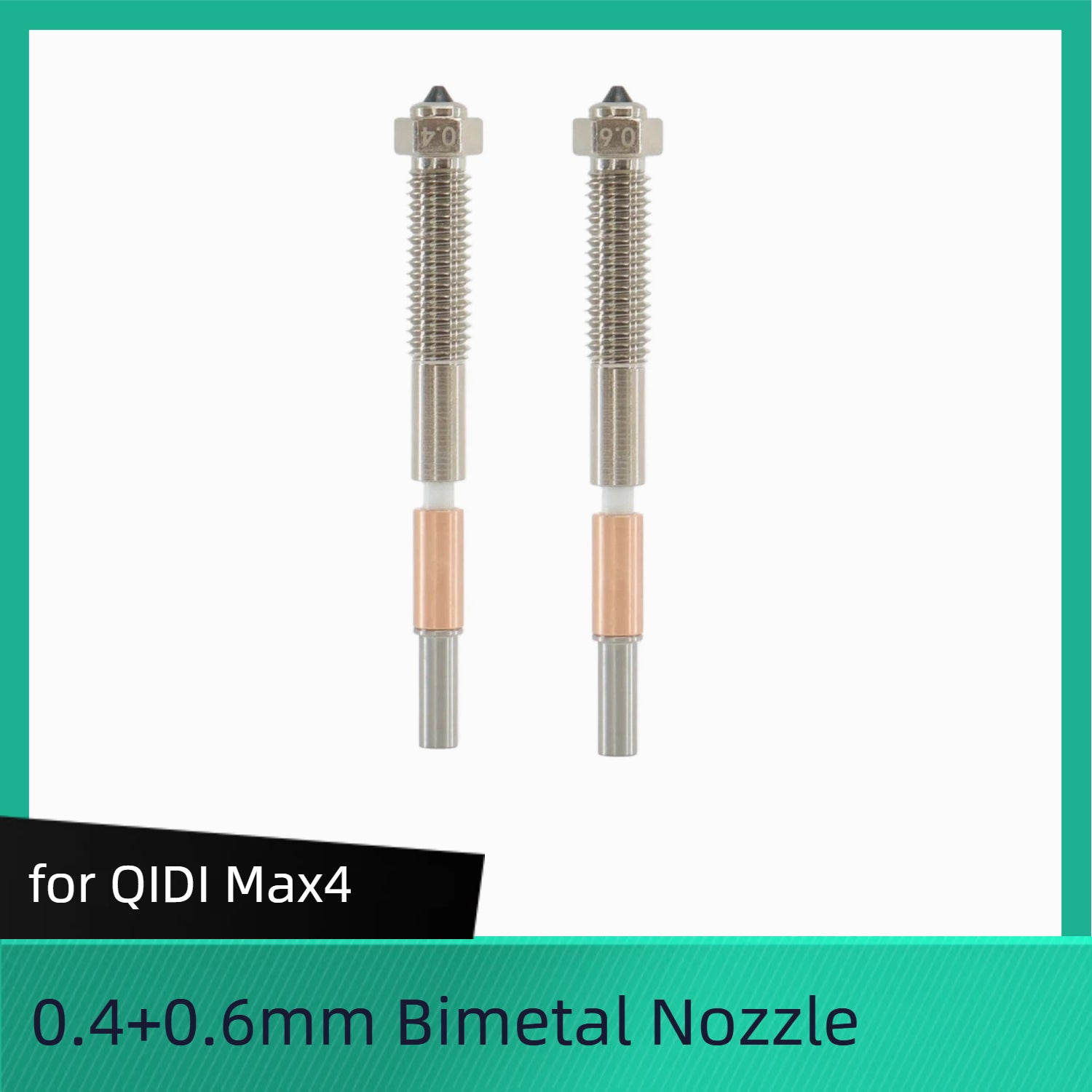  for QIDI Max4 Bimetal Nozzles
