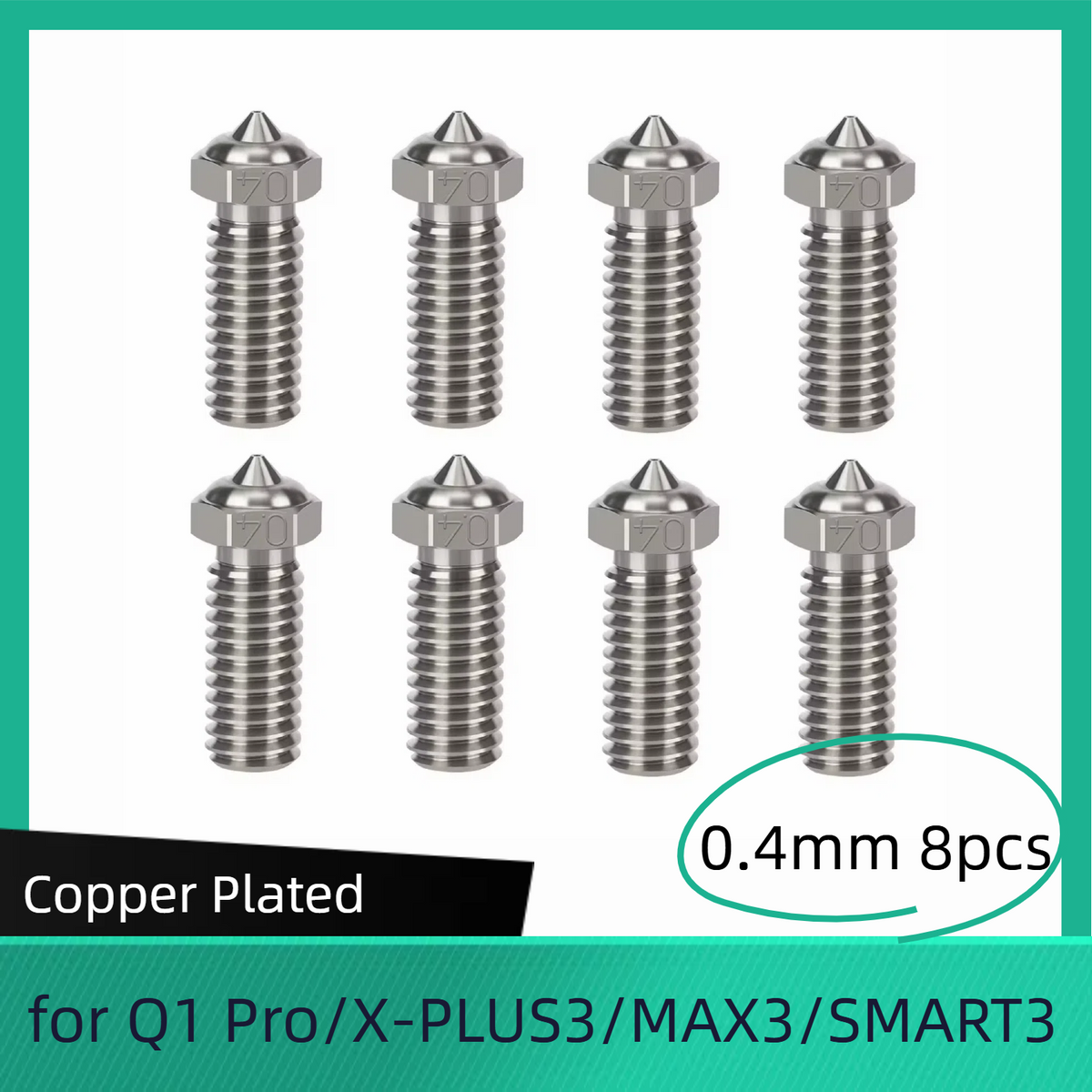  for QIDI-X-Max 3  copper Nozzle