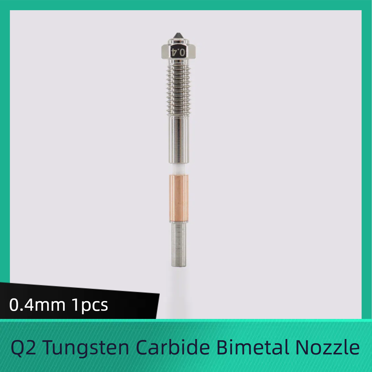 for QIDI Q2 Tungsten Carbide Bimetal Nozzles