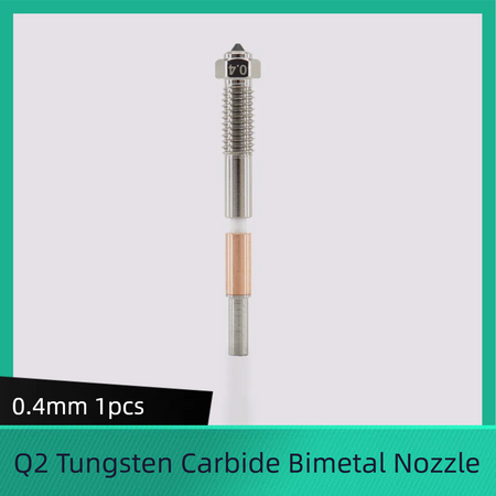 for QIDI Q2 Tungsten Carbide Bimetal Nozzles
