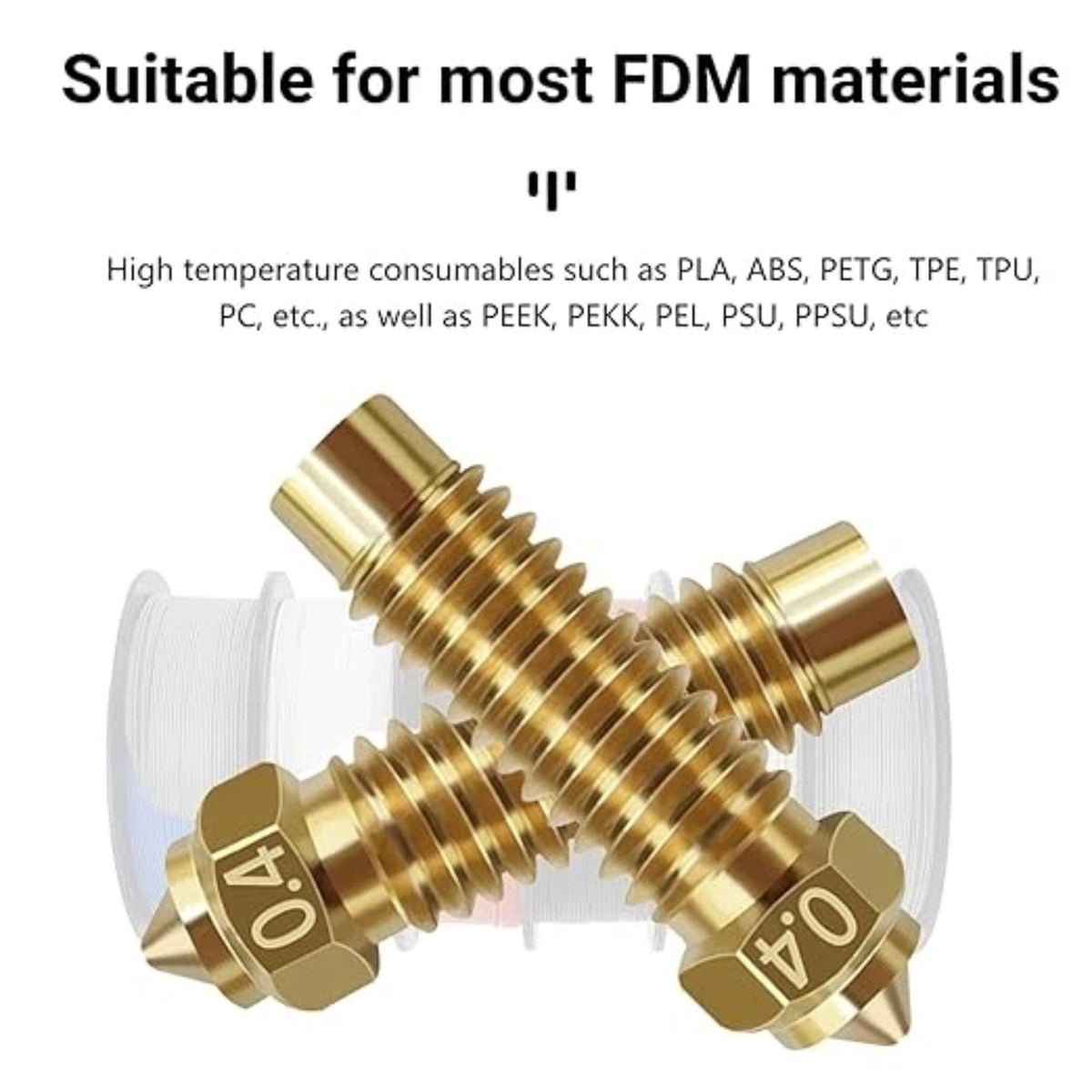 Brass Nozzle for Elegoo Neptune 4 MAX