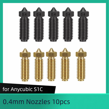 0.4mm Hardened Steel + 0.4mm Brass Nozzle