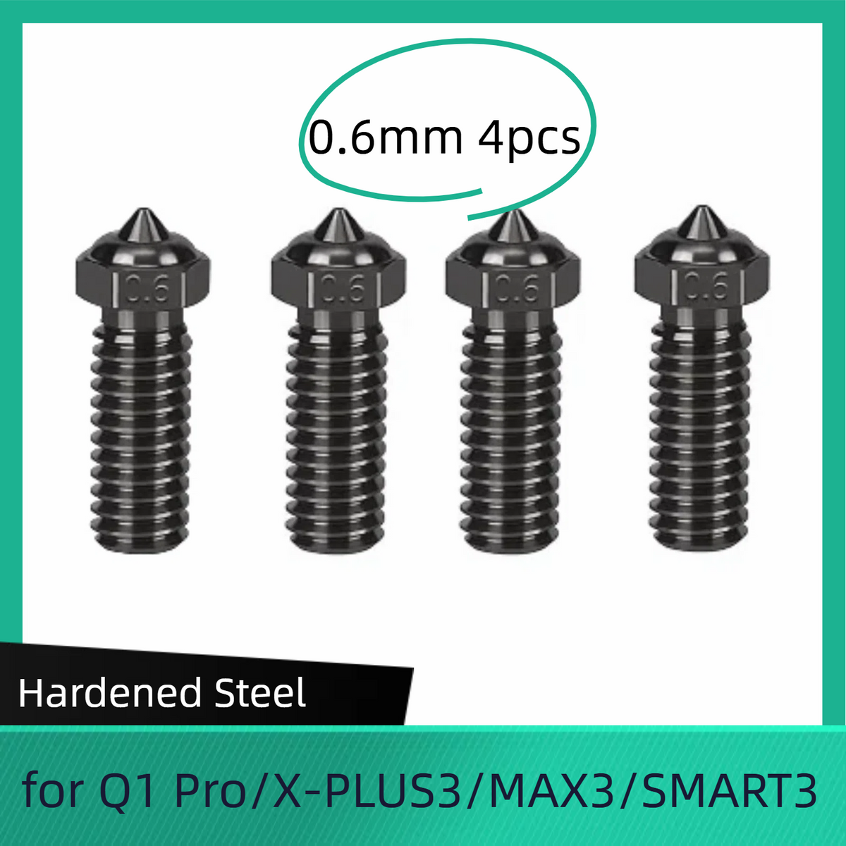  for QIDI-X-Max 3 Hardened steel  for QIDI-X-Max 3