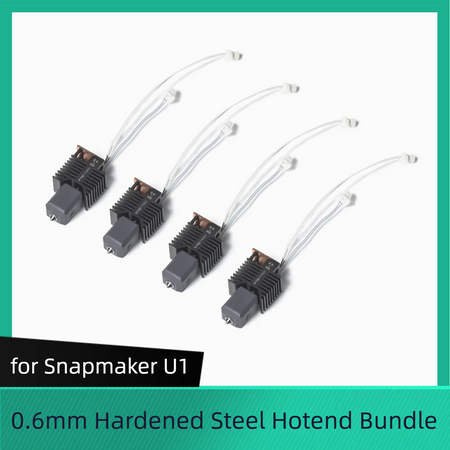 0.2/0.4/0.6/0.8mm Hardened Steel Hotend Bundle/Silicone Sock for Snapmaker U1 - p3d