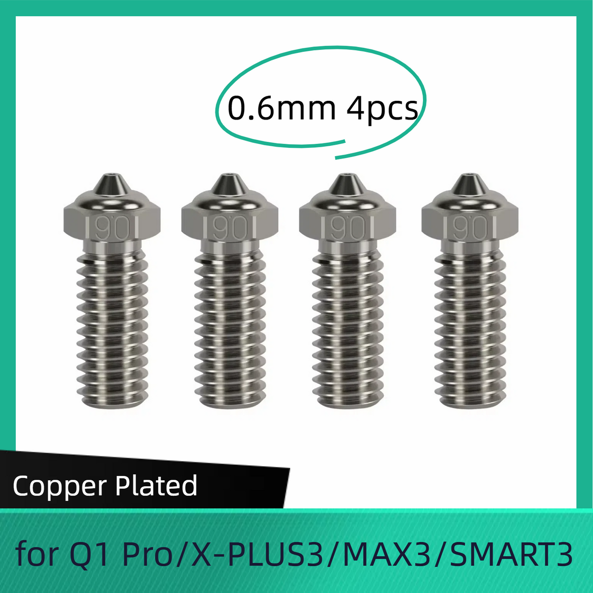  for QIDI-X-Max 3 copper Nozzle