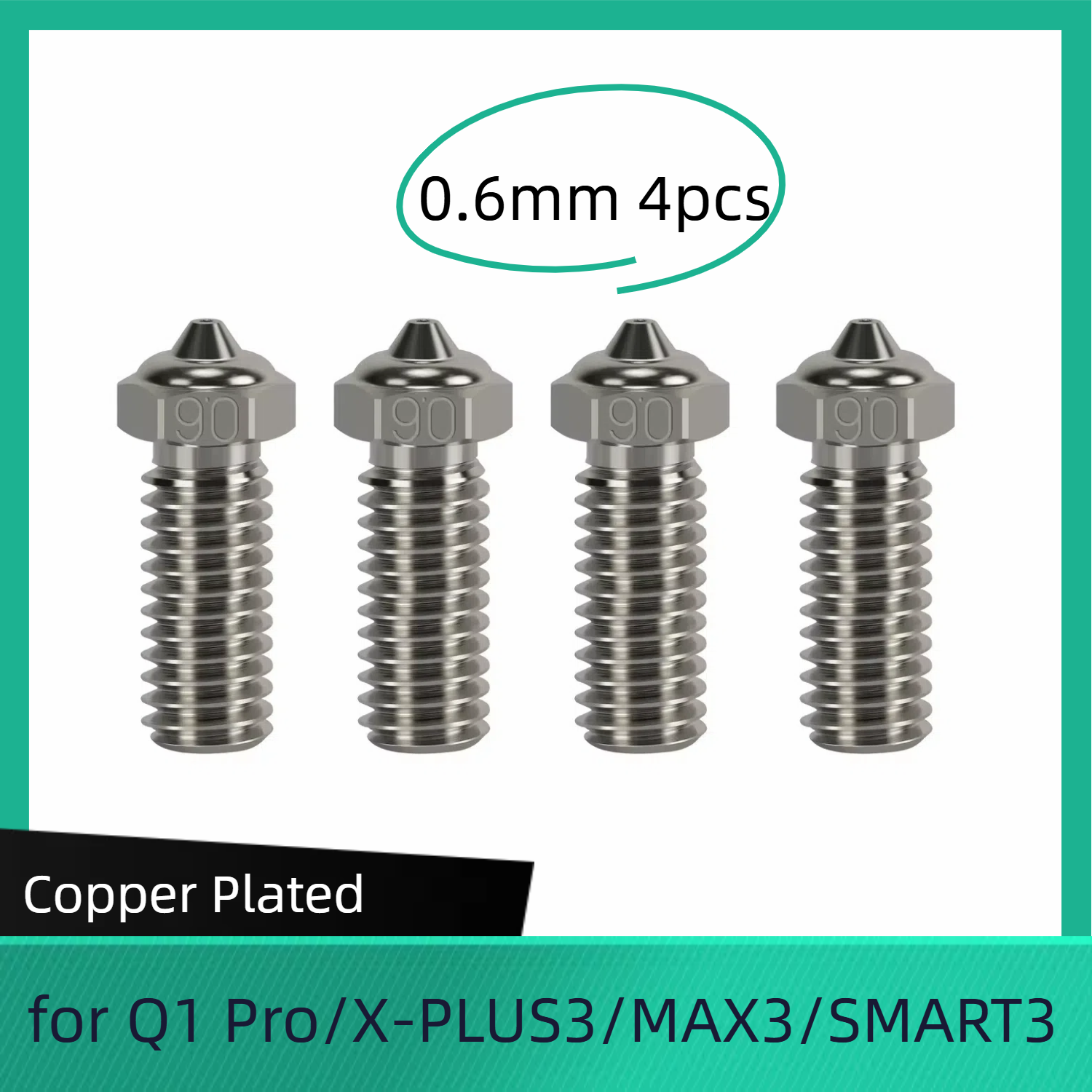  for QIDI-X-Max 3 copper Nozzle