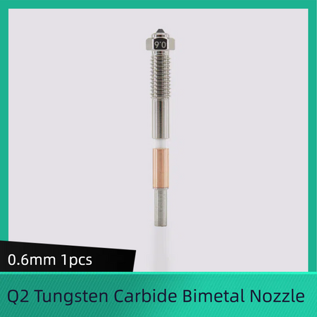 for QIDI Q2 Tungsten Carbide Bimetal Nozzles