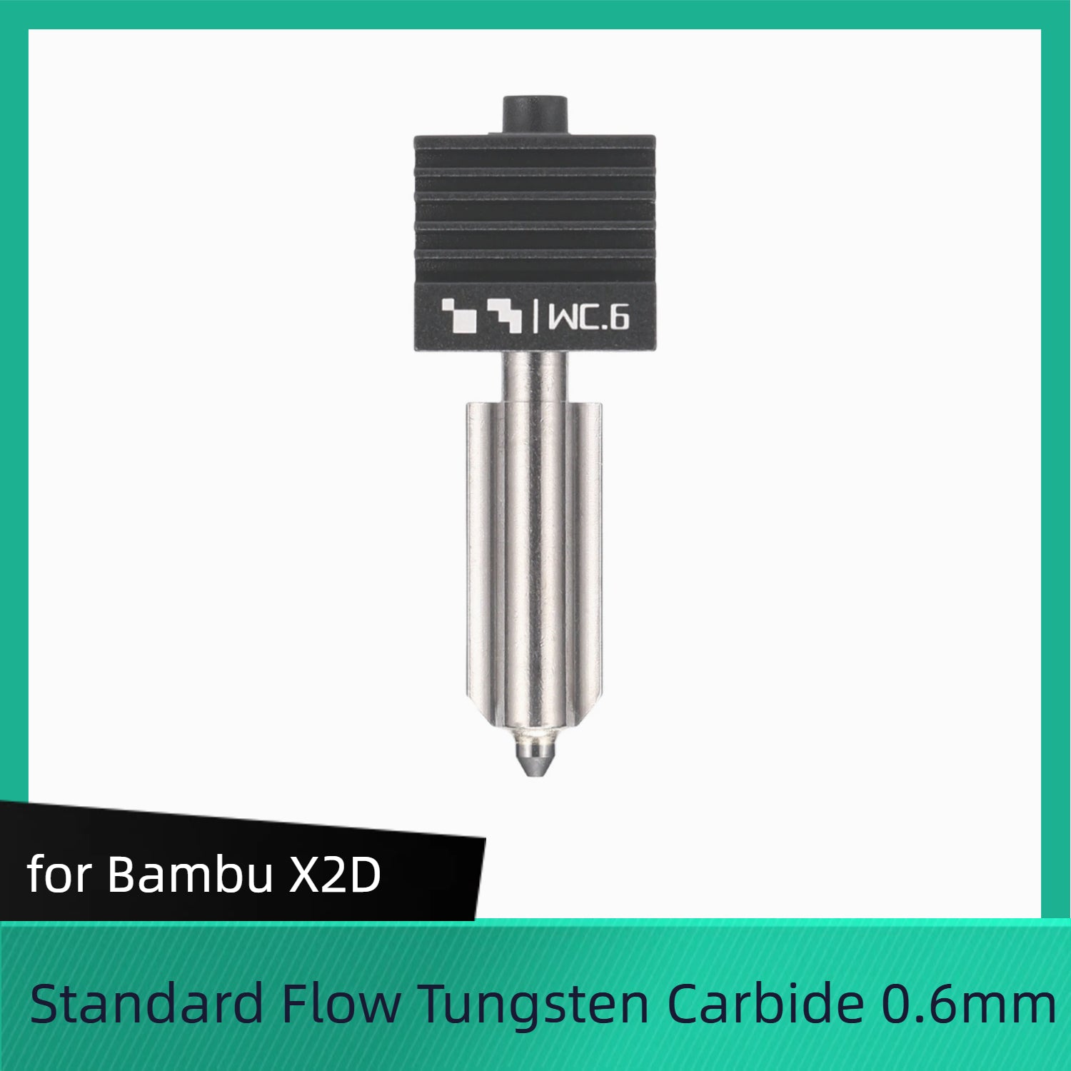 for Bambu Standard Flow Tungsten Carbide Hotend Nozzle -X2D