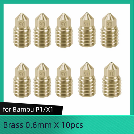 0.6mm_X_10pcs_Brass For Bambu Lab