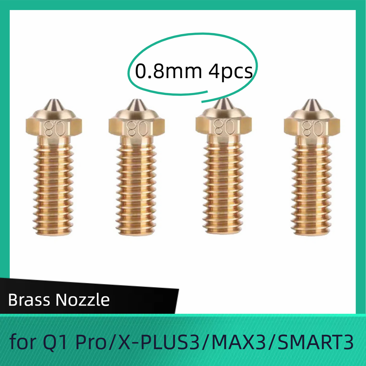 Brass nozzle  for QIDI-X-Max 3