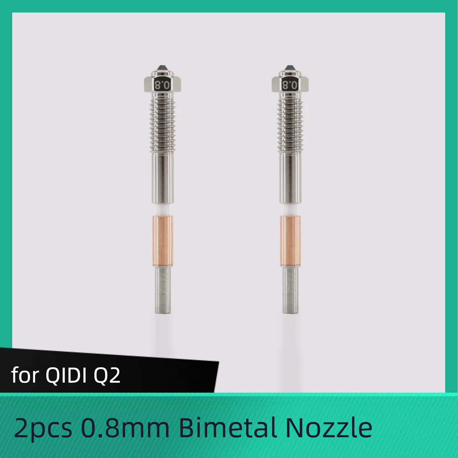for QIDI Q2 Bimetal Nozzles