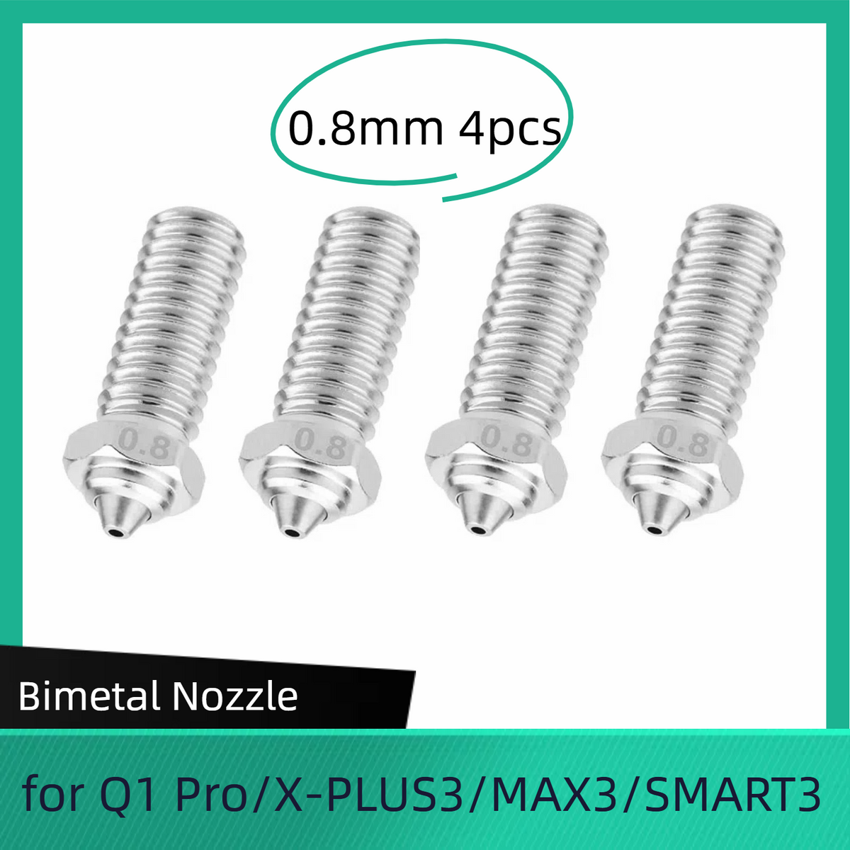  for QIDI-X-Max 3 0.8mm-4pcs