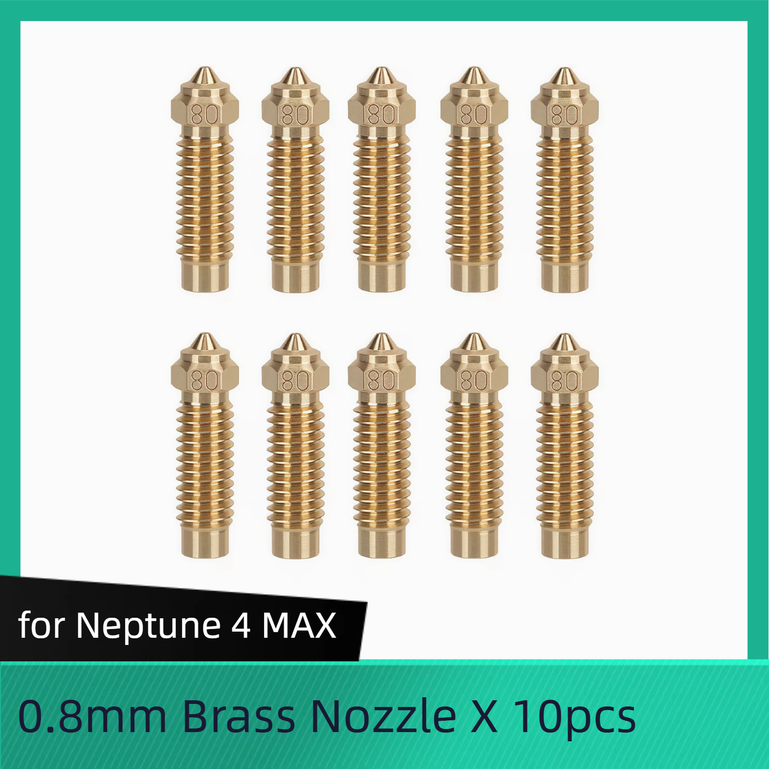 Brass Nozzle for Elegoo Neptune 4 MAX
