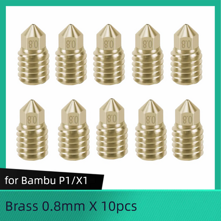 0.8mm_X_10pcs_Brass For Bambu Lab