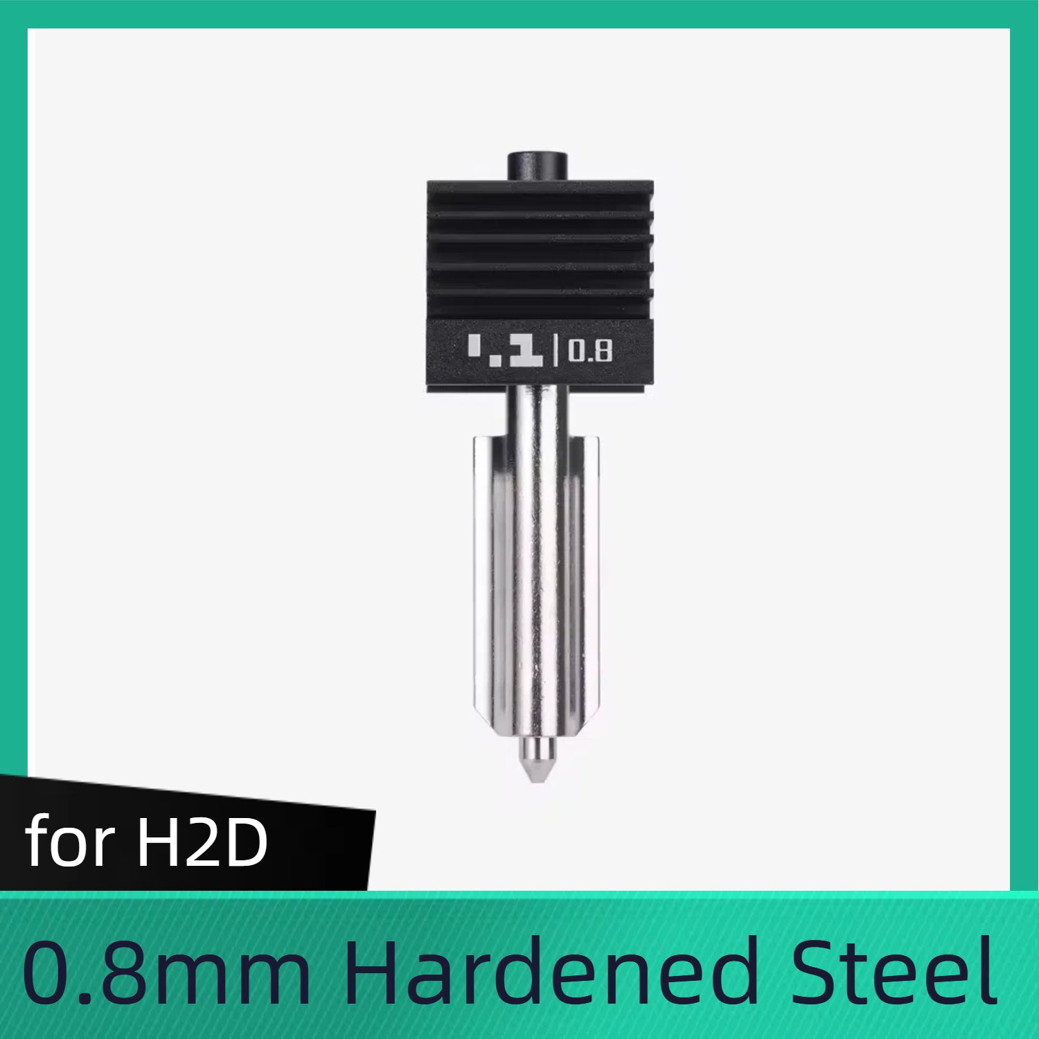 for Bambu   Hardened Steel Hot End Quick Swap Nozzle for H2D Laser