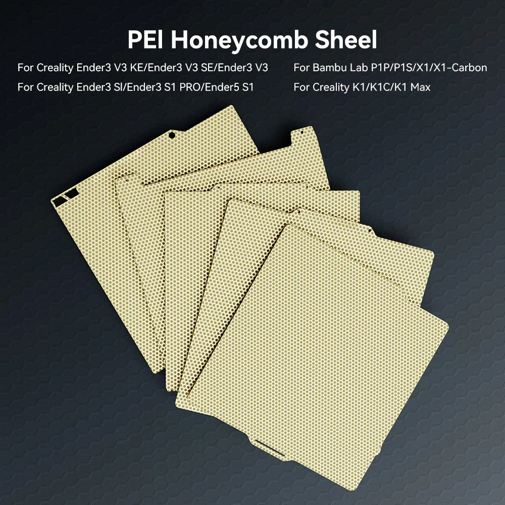 PEI Honeycomb Double Sided Build Plate