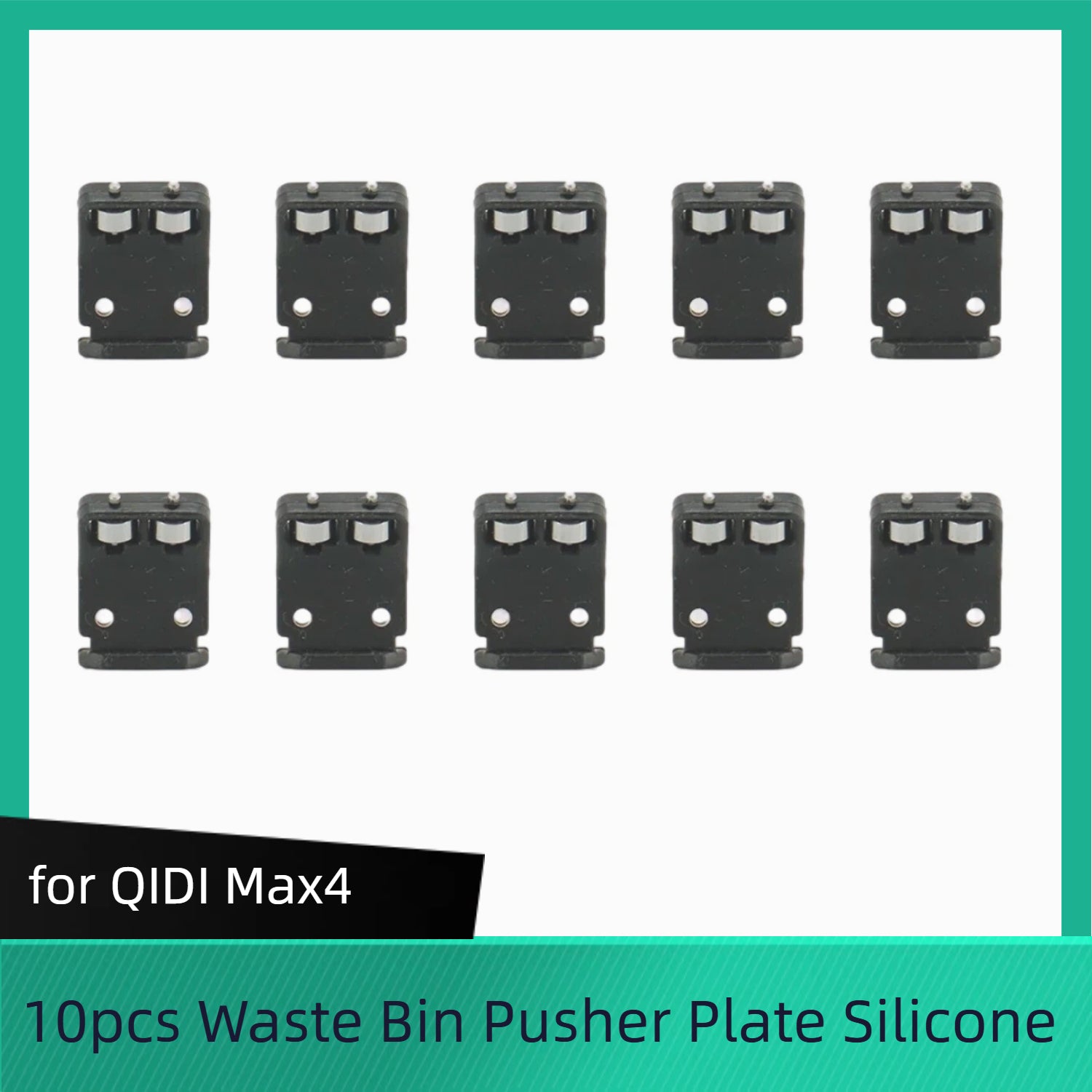 for QIDI Max4 Hotend Silicone Sock/Waste Bin Pusher Plate 