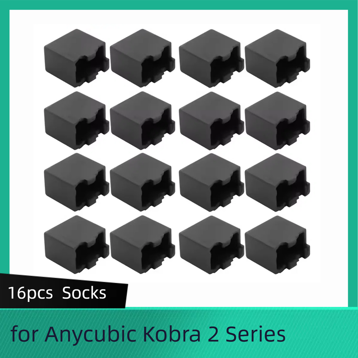 For Anycubic Kobra  2 Series Heater Block Cover Heating Silicone Sock
