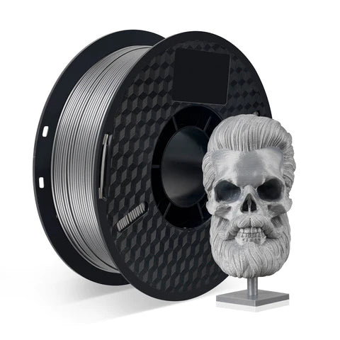 【2KG Pack】Silver PETG 1kg 3D Printer Filament