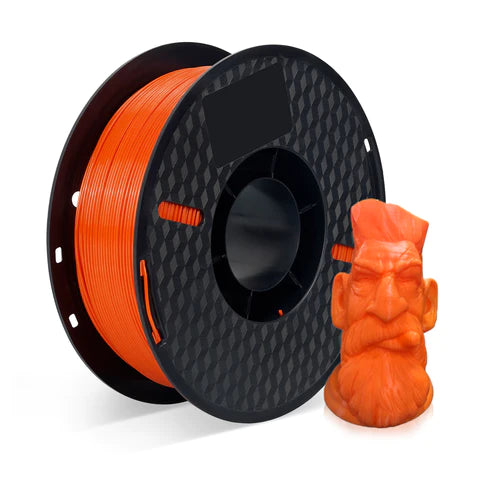 【Paquete de 2 kg】 Filamento para impresora 3D PETG naranja de 1 kg