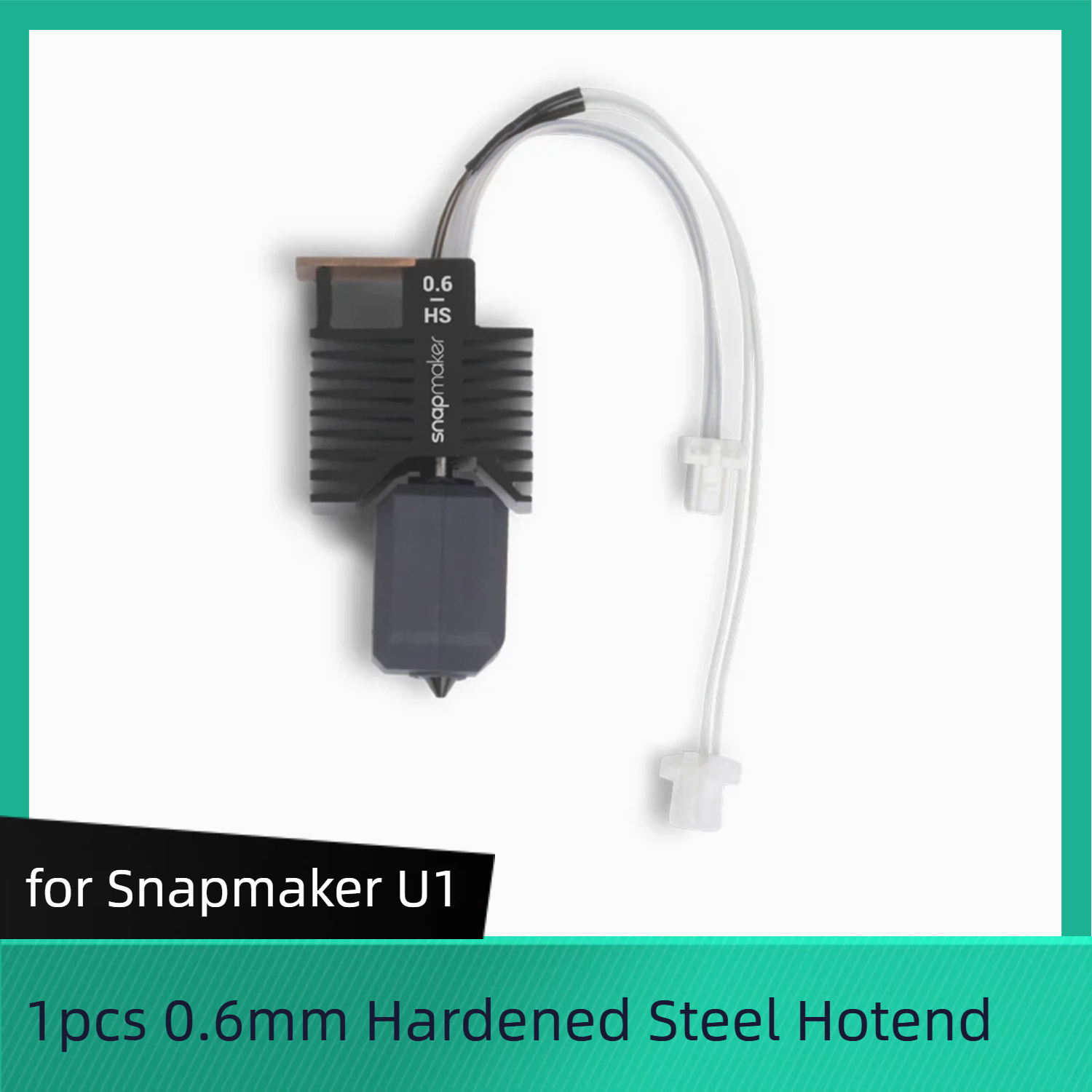 0.2/0.4/0.6/0.8mm Hardened Steel Hotend Bundle/Silicone Sock for Snapmaker U1 - p3d