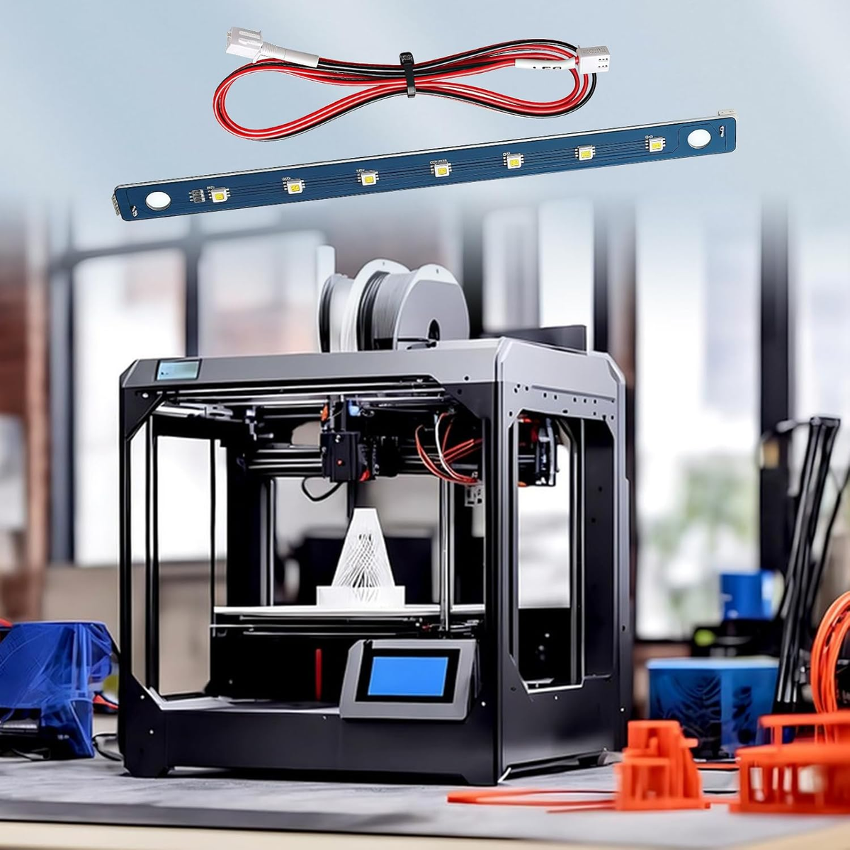 Original AD5X  LED Light Bar for Flashforge 3D Printer Parts